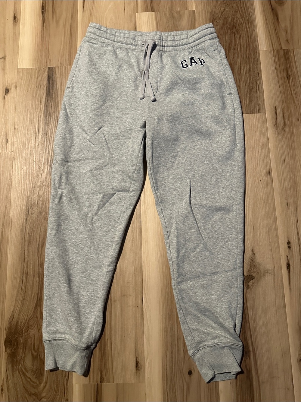 GAP Light Gray Logo Sweatpants